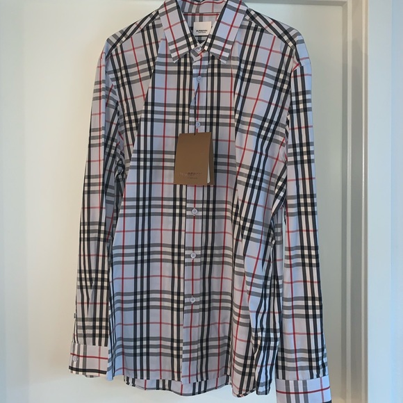 BRAND NEW Burberry Long Sleeve Collared Shirt - Picture 2 of 4